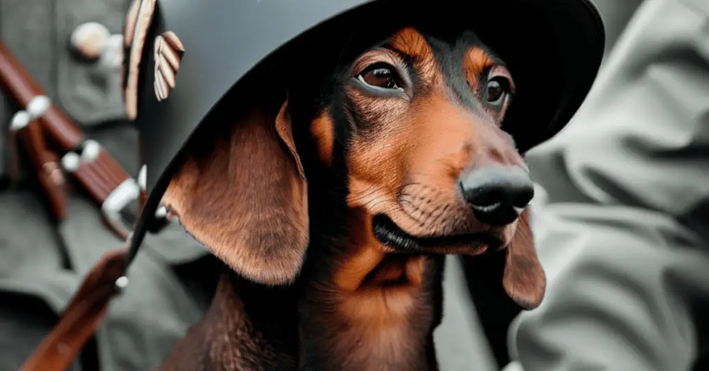 The Use Of Dachshunds In German Military And Police Forces